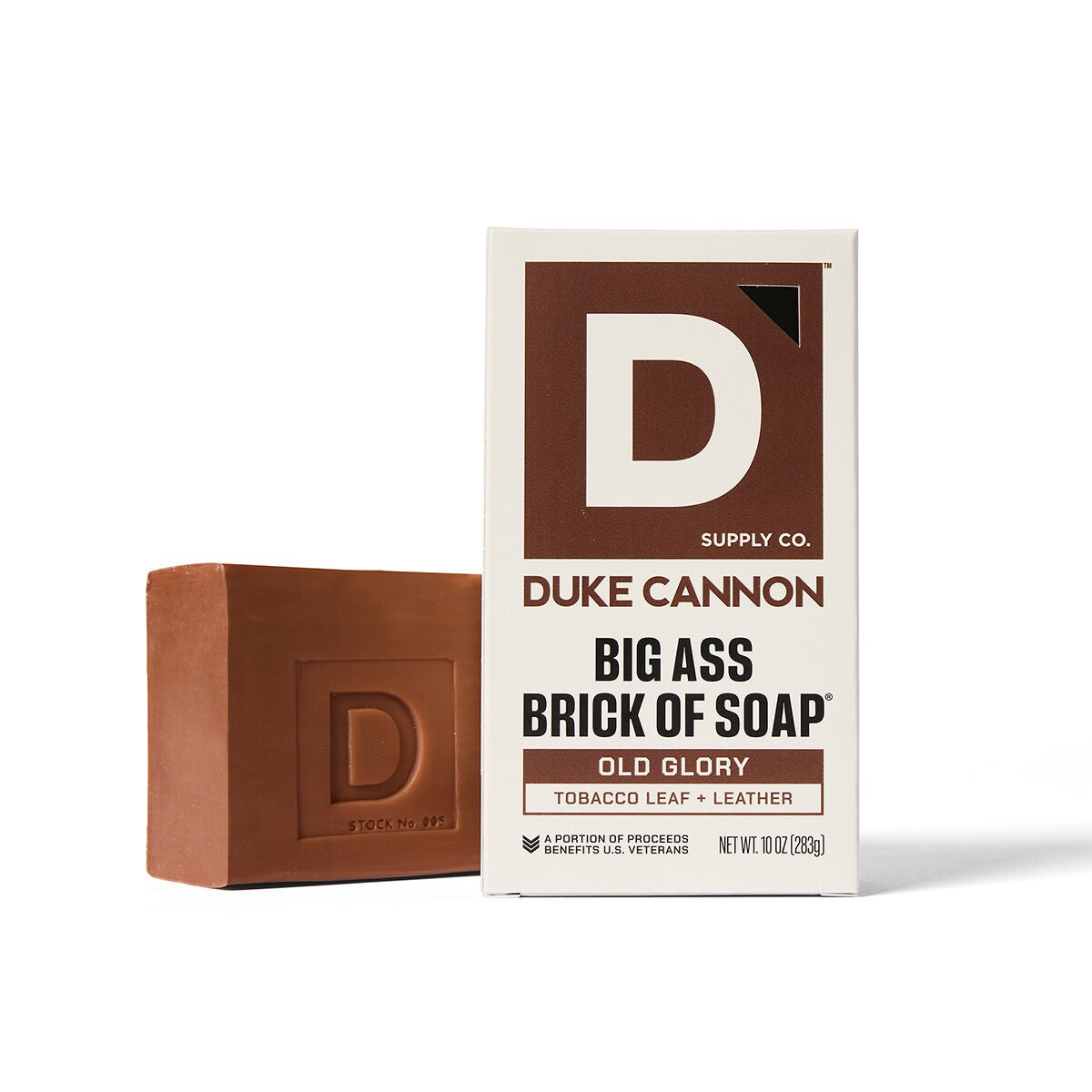 Duke Cannon Old Glory Tobacco Leaf + Leather Soap