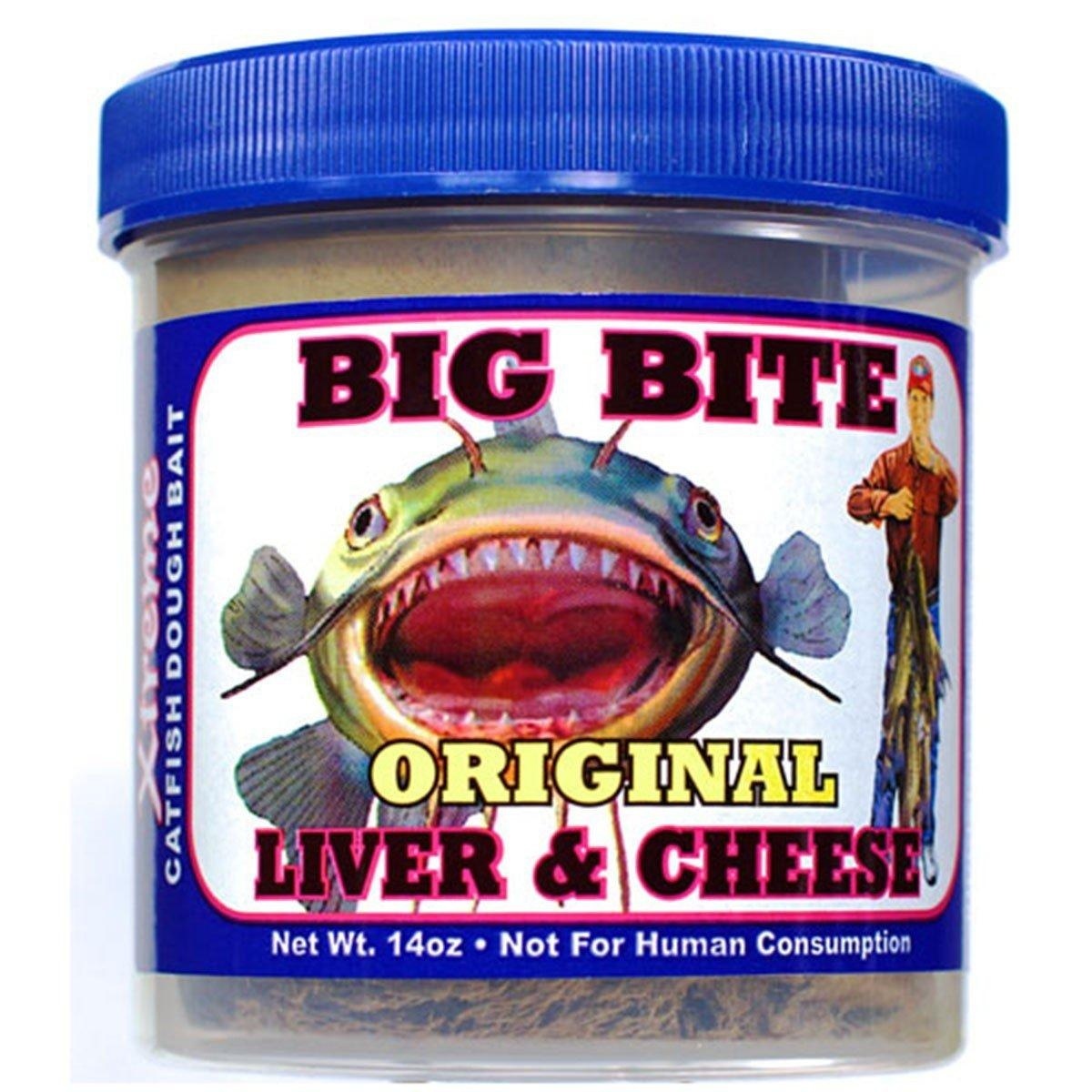 Magic Bait Big Bite Original Liver & Cheese Catfish Dough Bait 14 oz