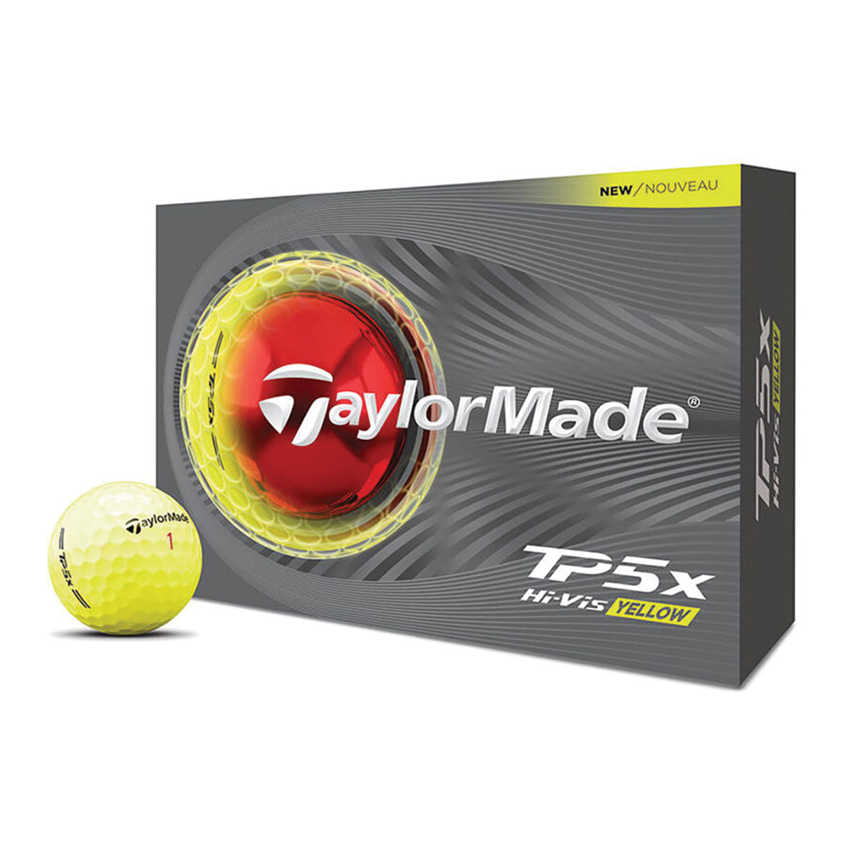 Taylormade 2026 TP5x Yellow Golf Balls 12-Pack
