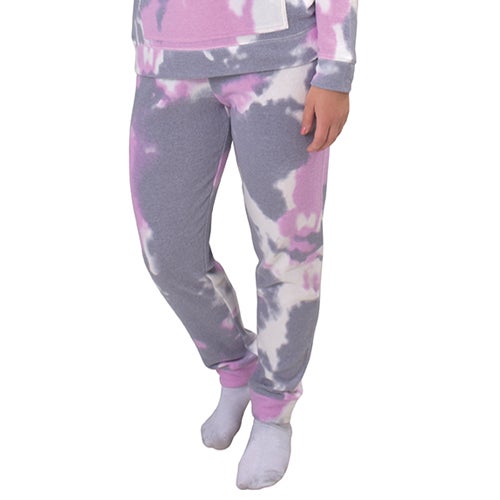 Love Charm Sprt Women's Tie Dye Hacci Jogger