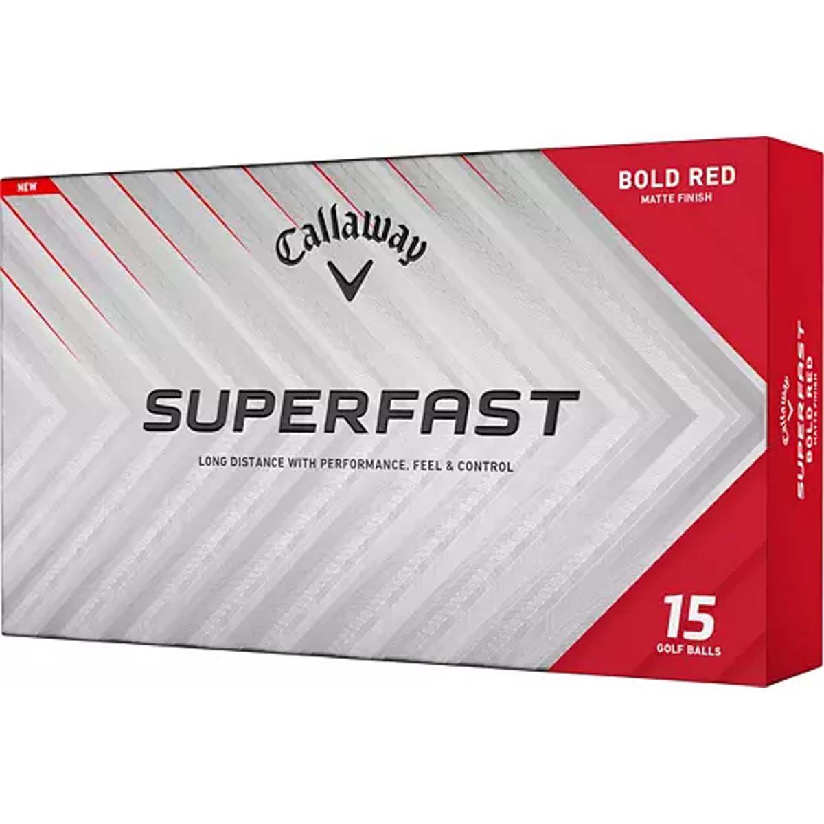 Callaway Golf 2025 Superfast Bold Red 15 Pack Golf Balls