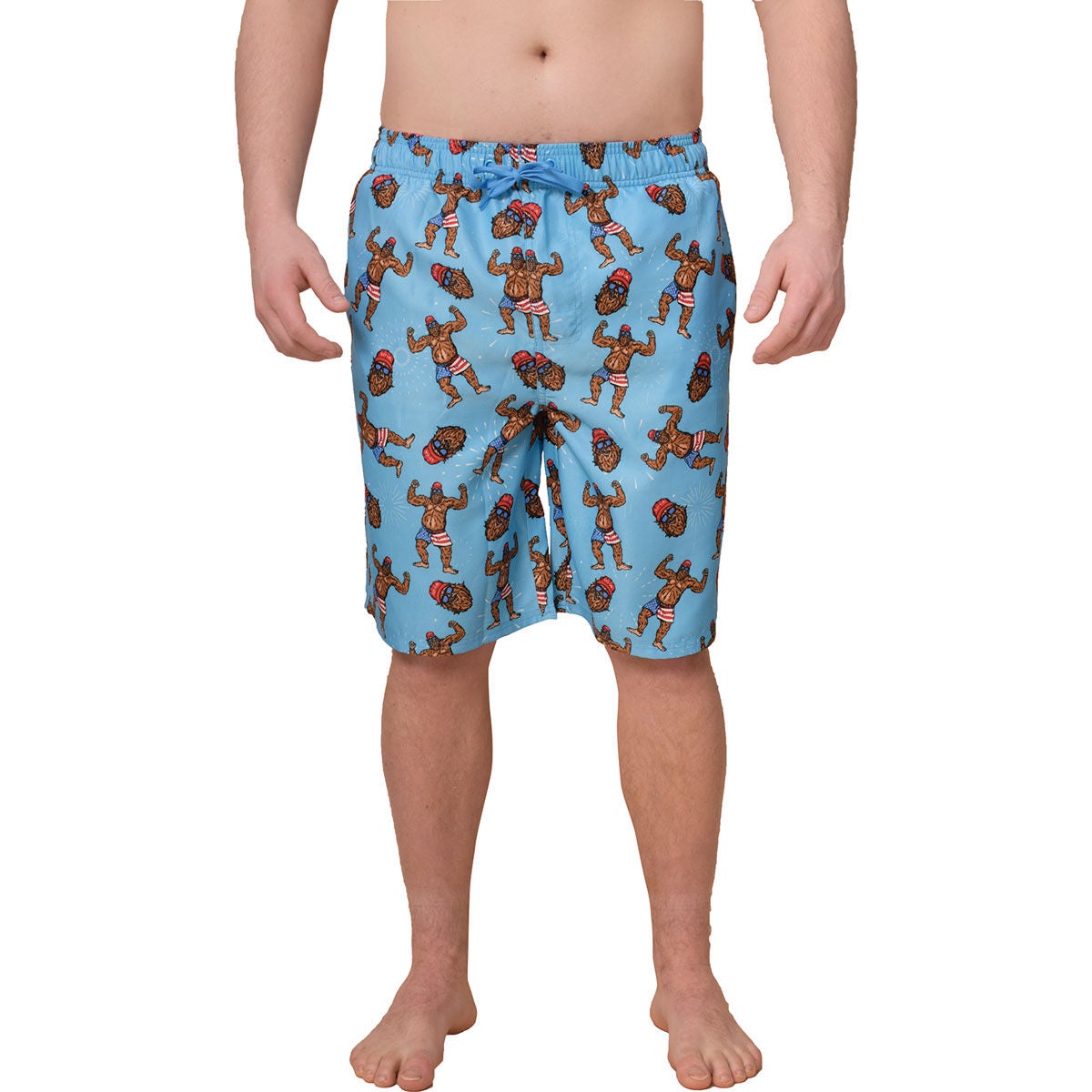 Canyon Creek Men's Sasquatch Dad Bod 9" Swim Shorts