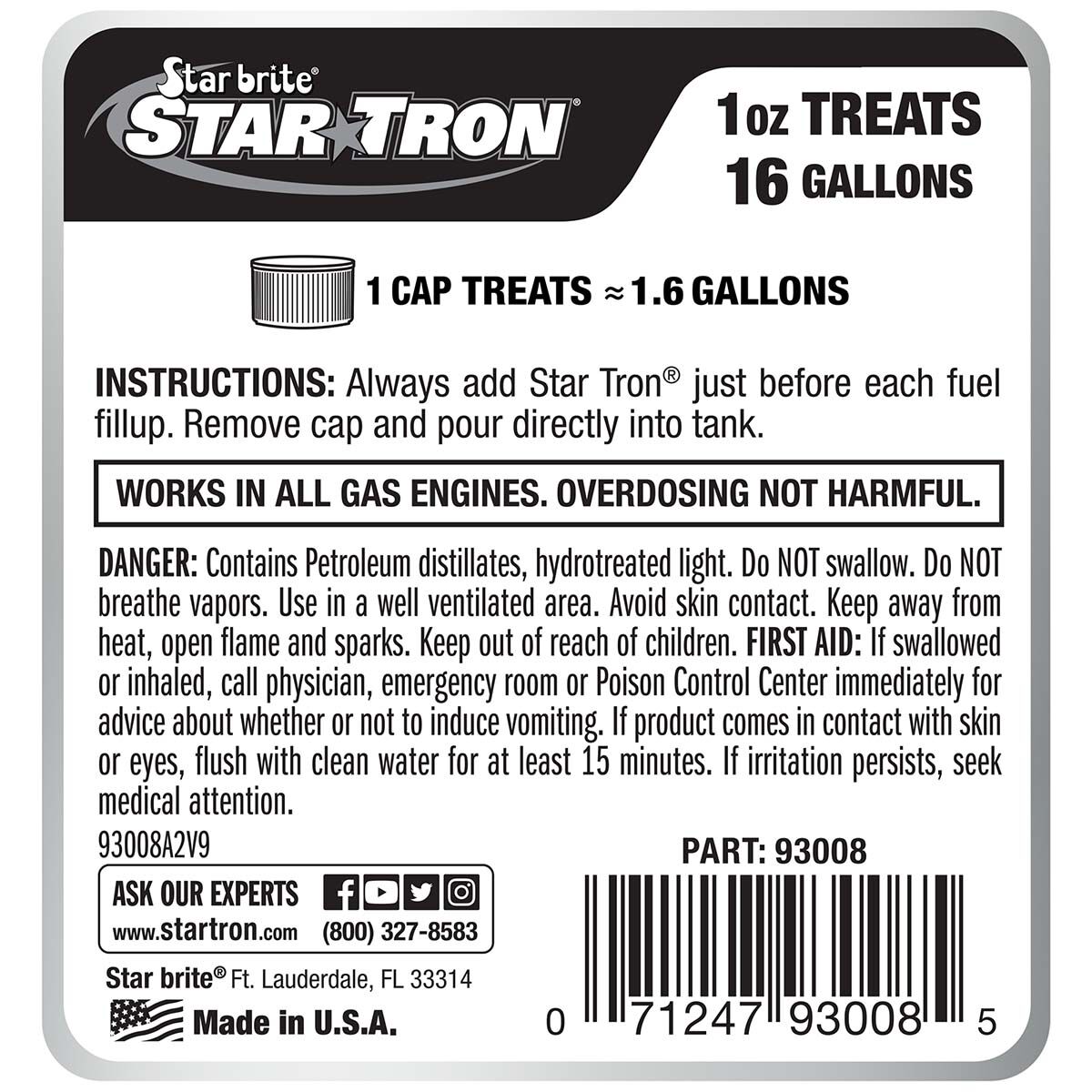 Starbrite Star Tron Gasoline Additive