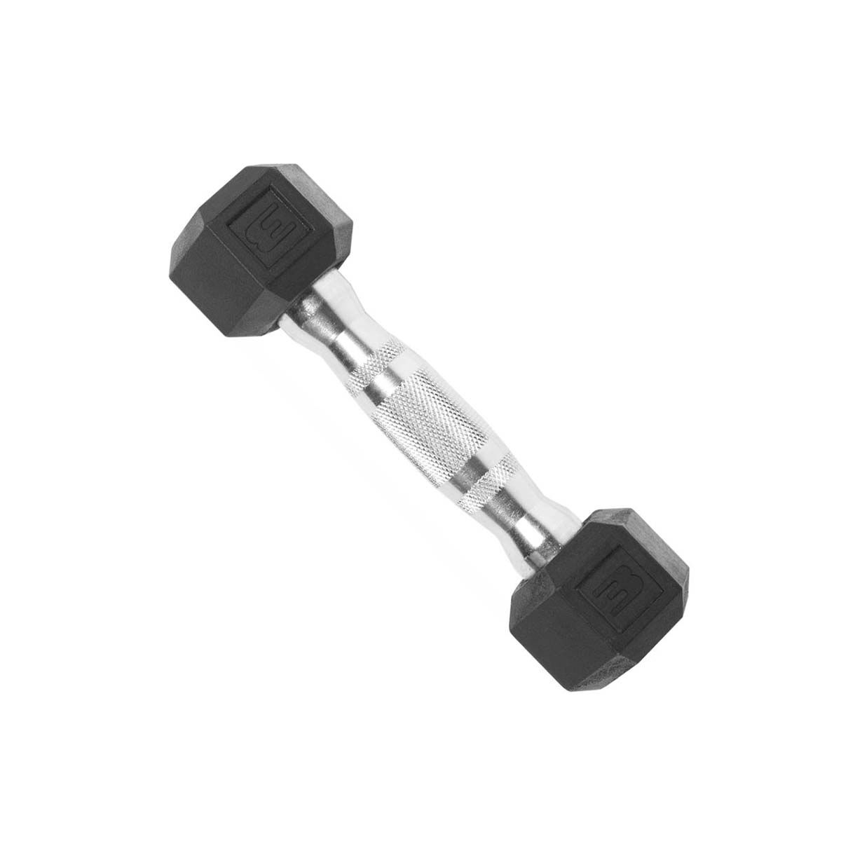Cap 3 lb. Rubber Dumbbell