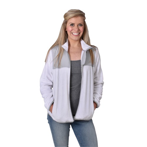 Pony Women's Teddy Bear Zip Fleece Jacket