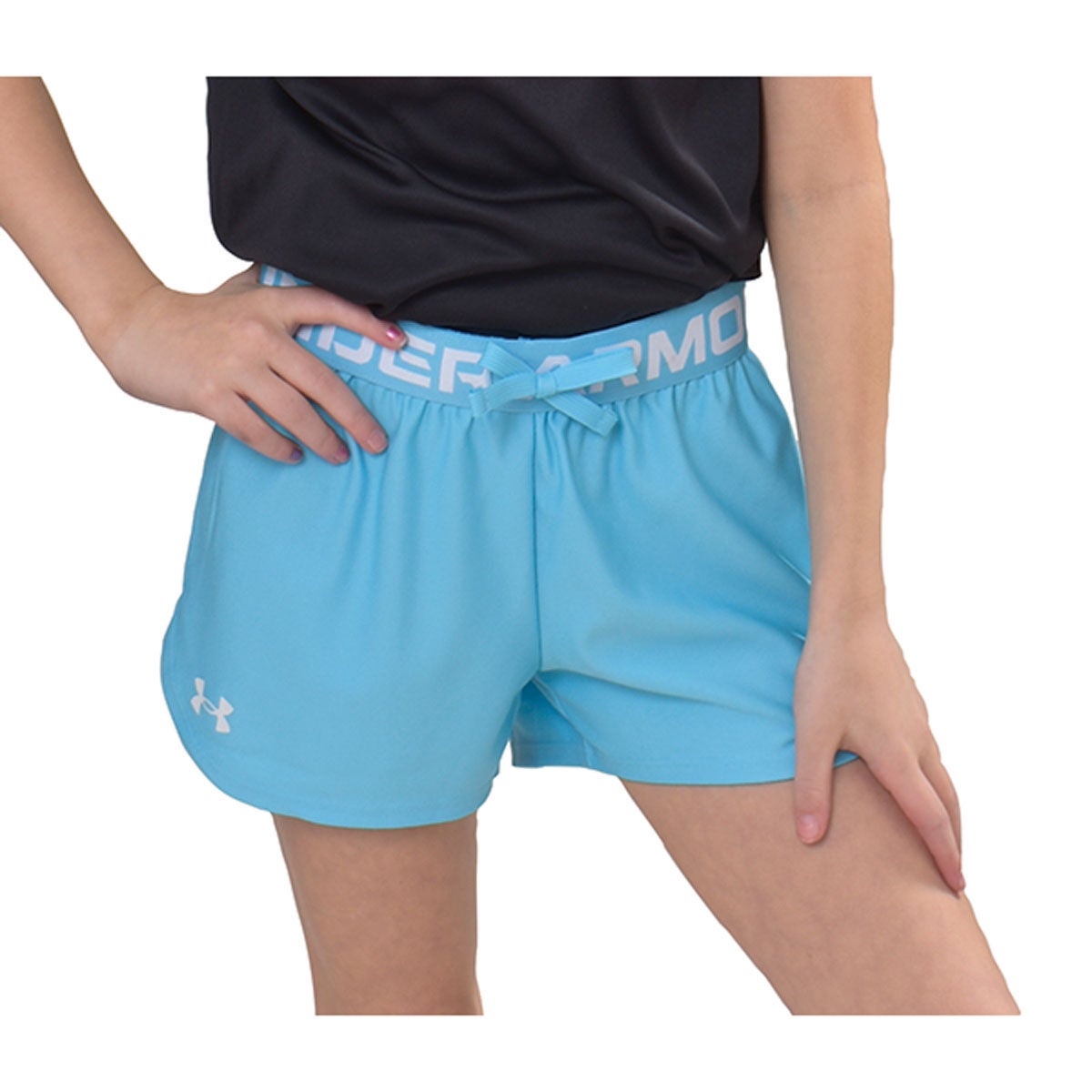 Under Armour Girls' Play Up Solid Shorts