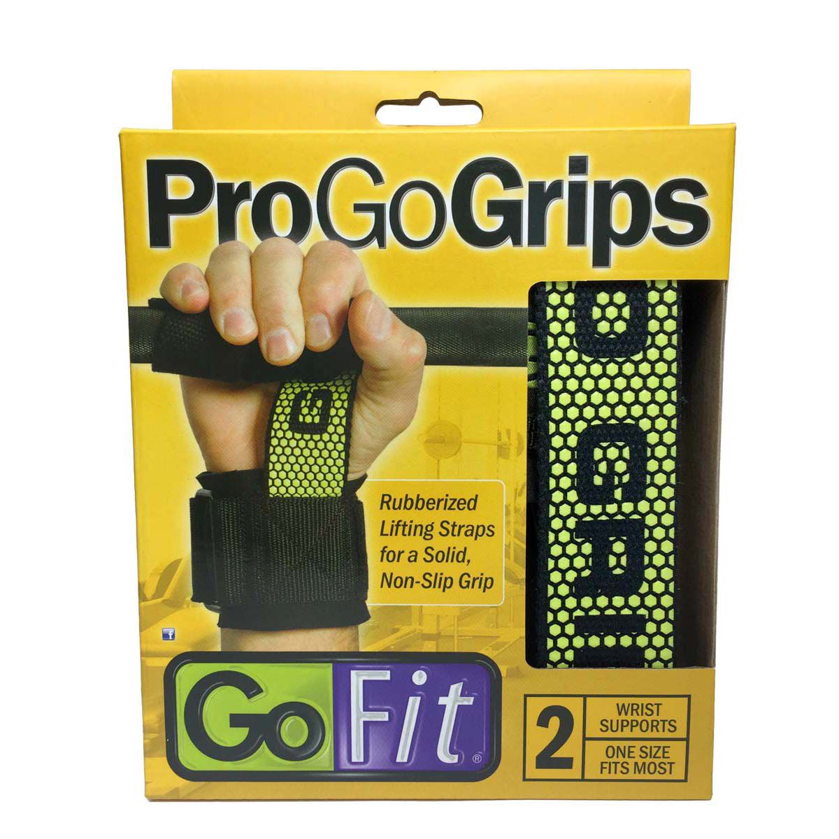 Go Fit GoGrip Pro Wrist Straps
