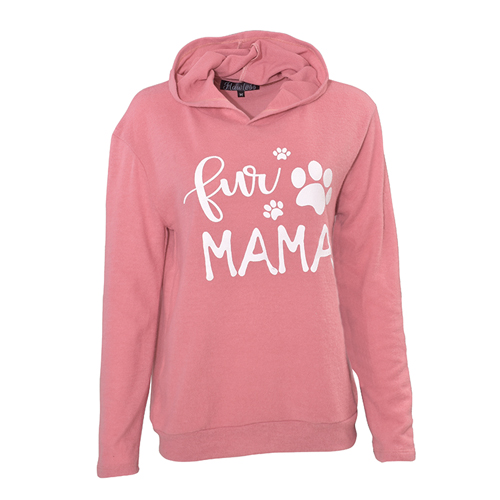 Flawless Women's Fur Mama Hacci Hood