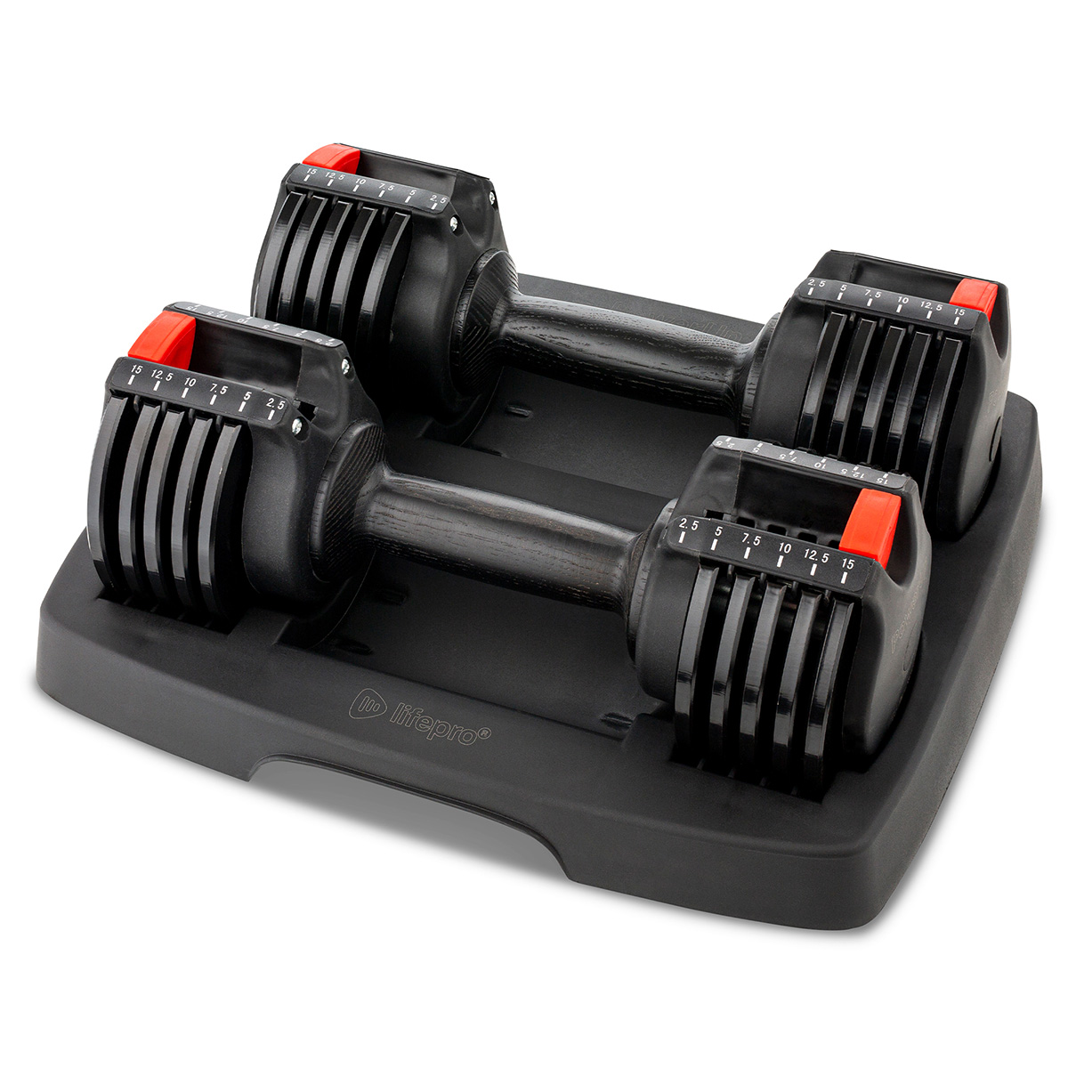 Life Pro PowerUp Adjustable Dumbbells