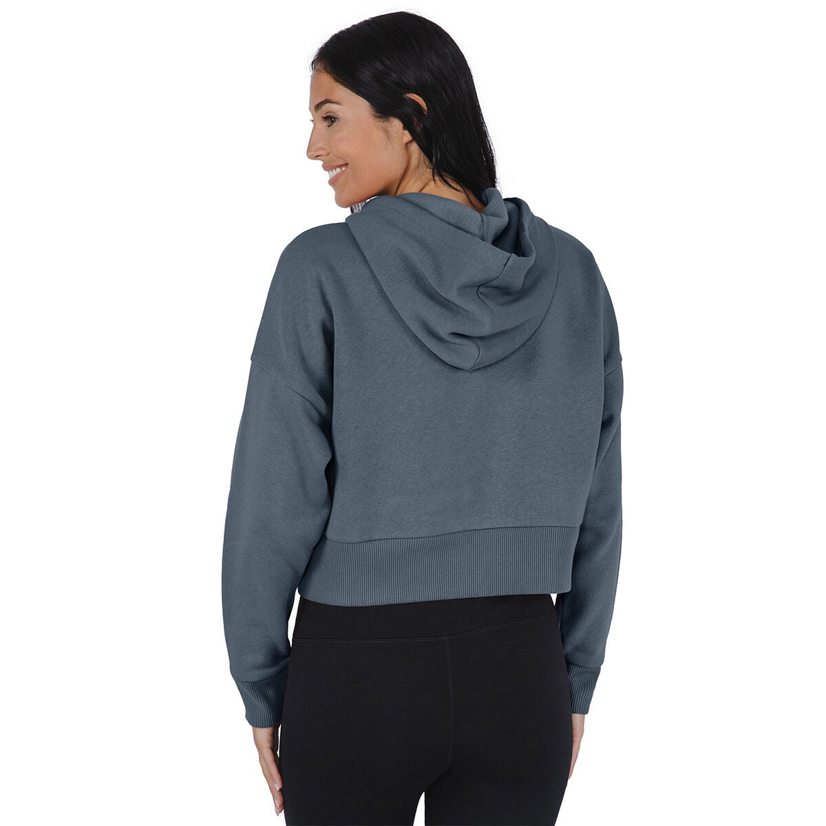 90 Degree Women's Lux Crop Fleece Hoodie