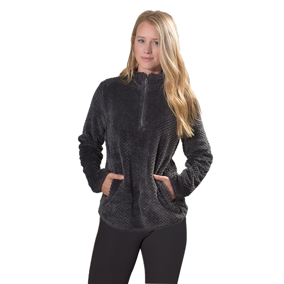 Avalanche Women's 1/4 Zip Pineapple Sherpa Jacket