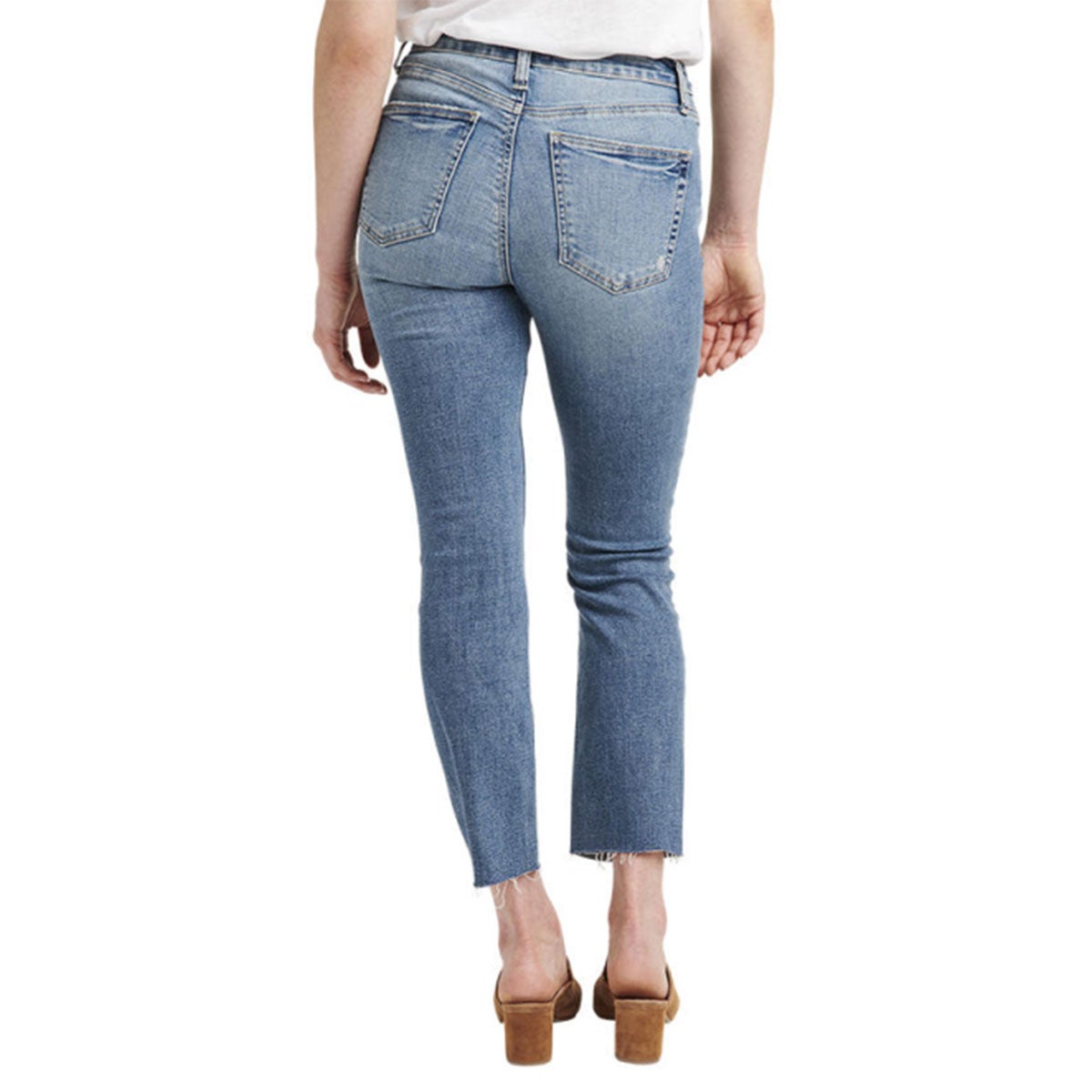 Silver Women's Crop Capri