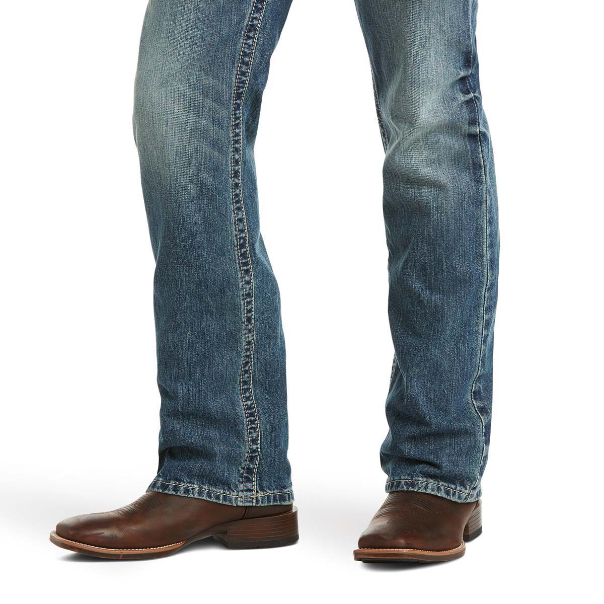 Ariat Men's Low Rise Gambler Slim Fit Straight Leg Jeans