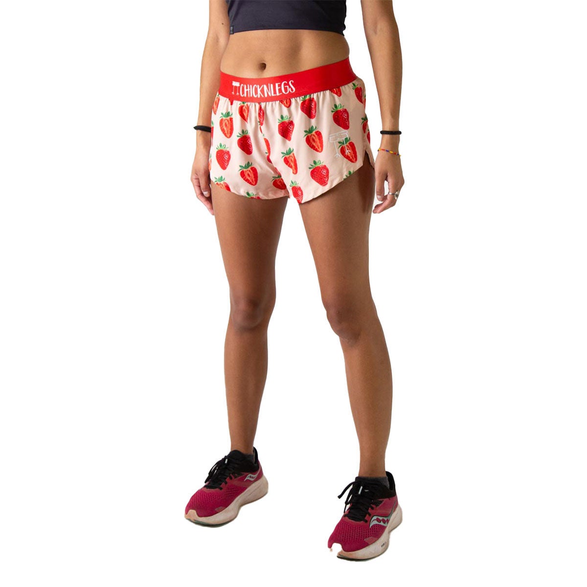 Chickn Legs Women's 1.5" Shorts Strawberry Szn