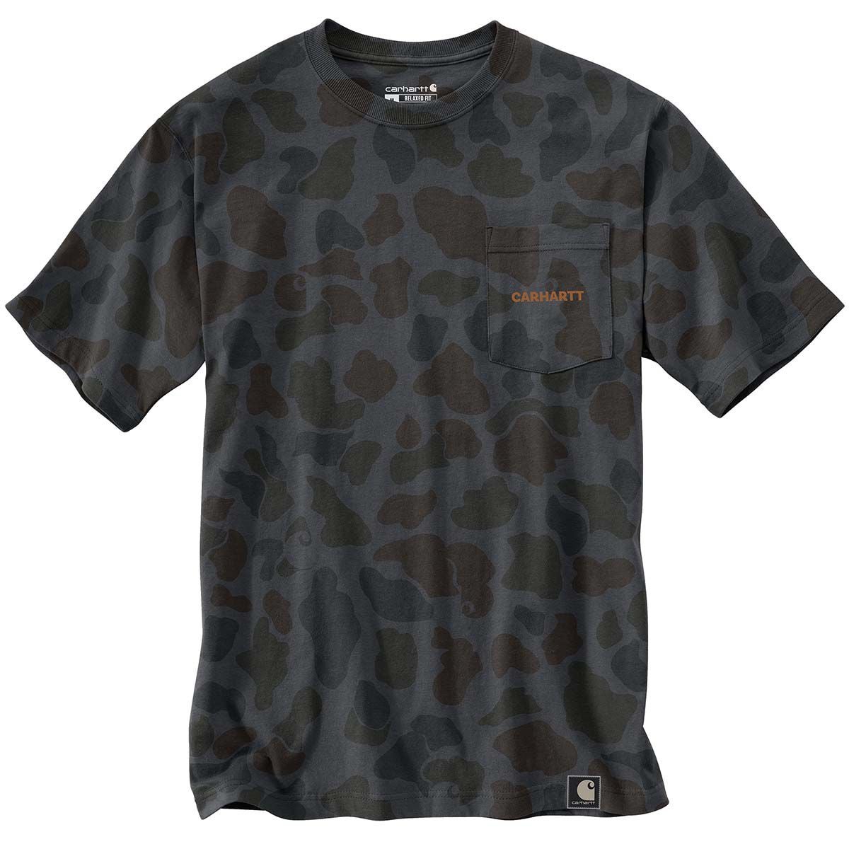 Carhartt Men's Relaxed Fit Short-Sleeve Pocket Camo Graphic T-Shirt