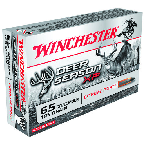 Winchester Deer Seaspm XP 6.5 Creed,ppr 125 Grain Extreme Ammunition