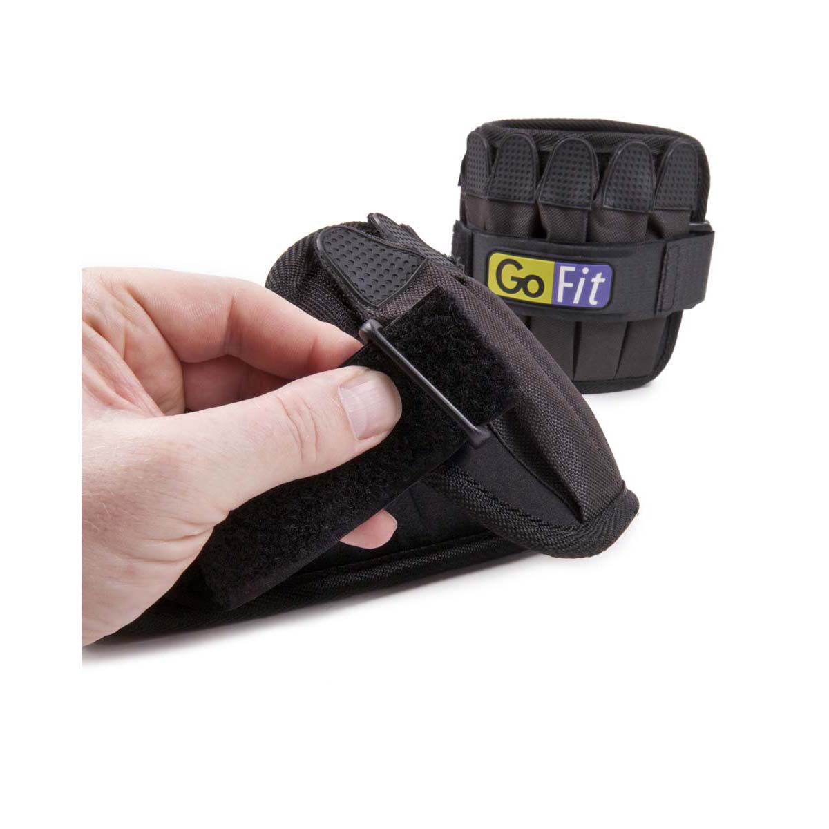 Go Fit 5lb Padded Adjustable Ankle Weights Set