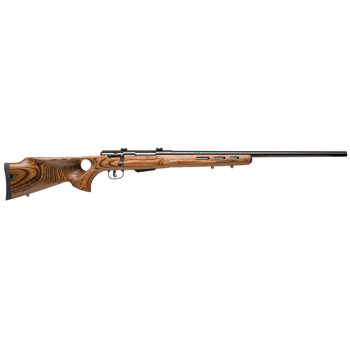 Savage 18528 25 Lightweight Varminter-T 223 Rem 4 Round Bolt Action Centerfire Rifle    Natural Brown Laminate Fixed Thumbhole Stock Right Hand (Full Size) with Detachable Box Magazine Centerfire Rifl