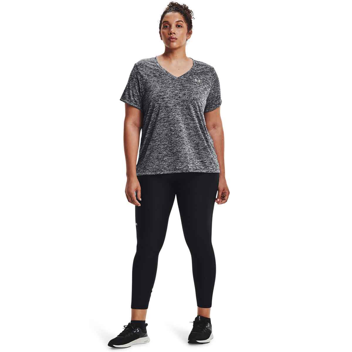 Under Armour Women's Plus Size Tech Twist Short Sleeve V-Neck Tee