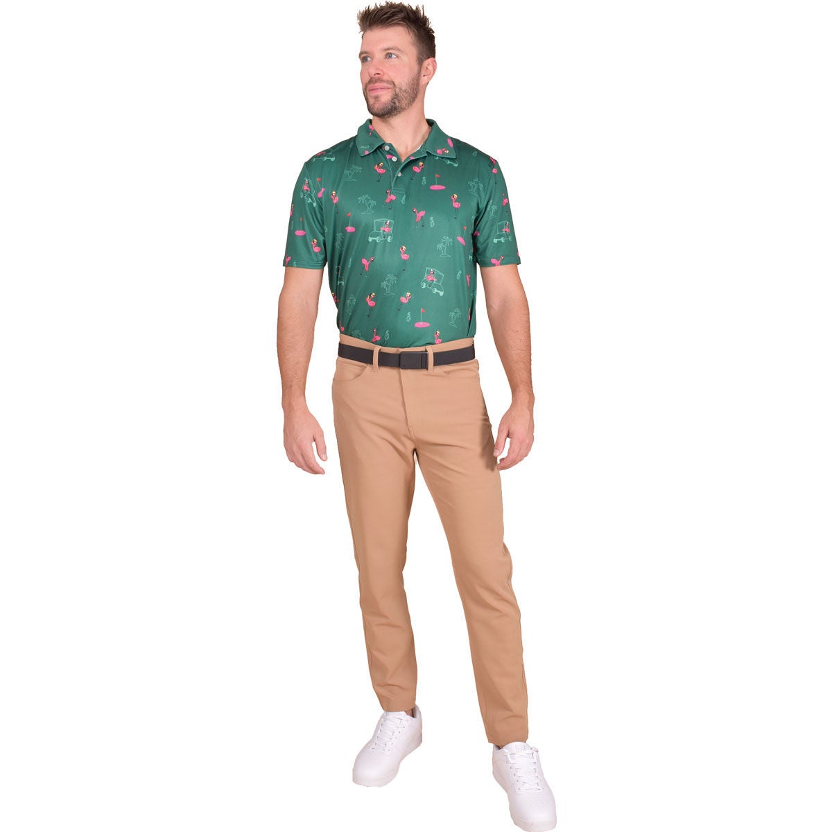 Aeroline Men's Print Polo