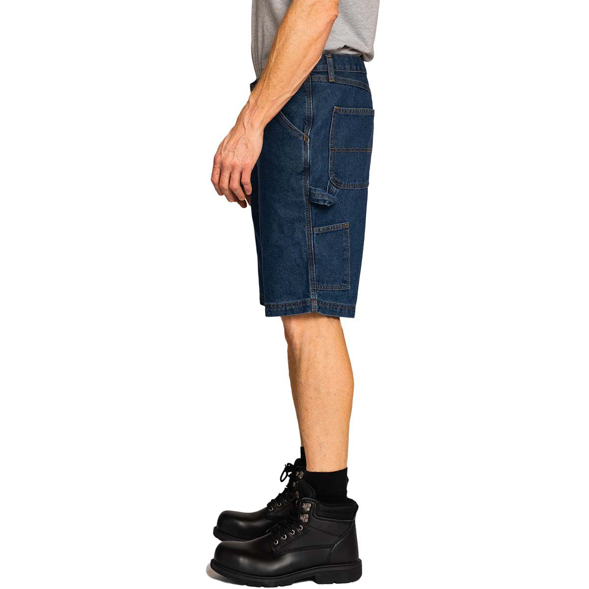 Full Blue Men's Denim Carpenter Shorts