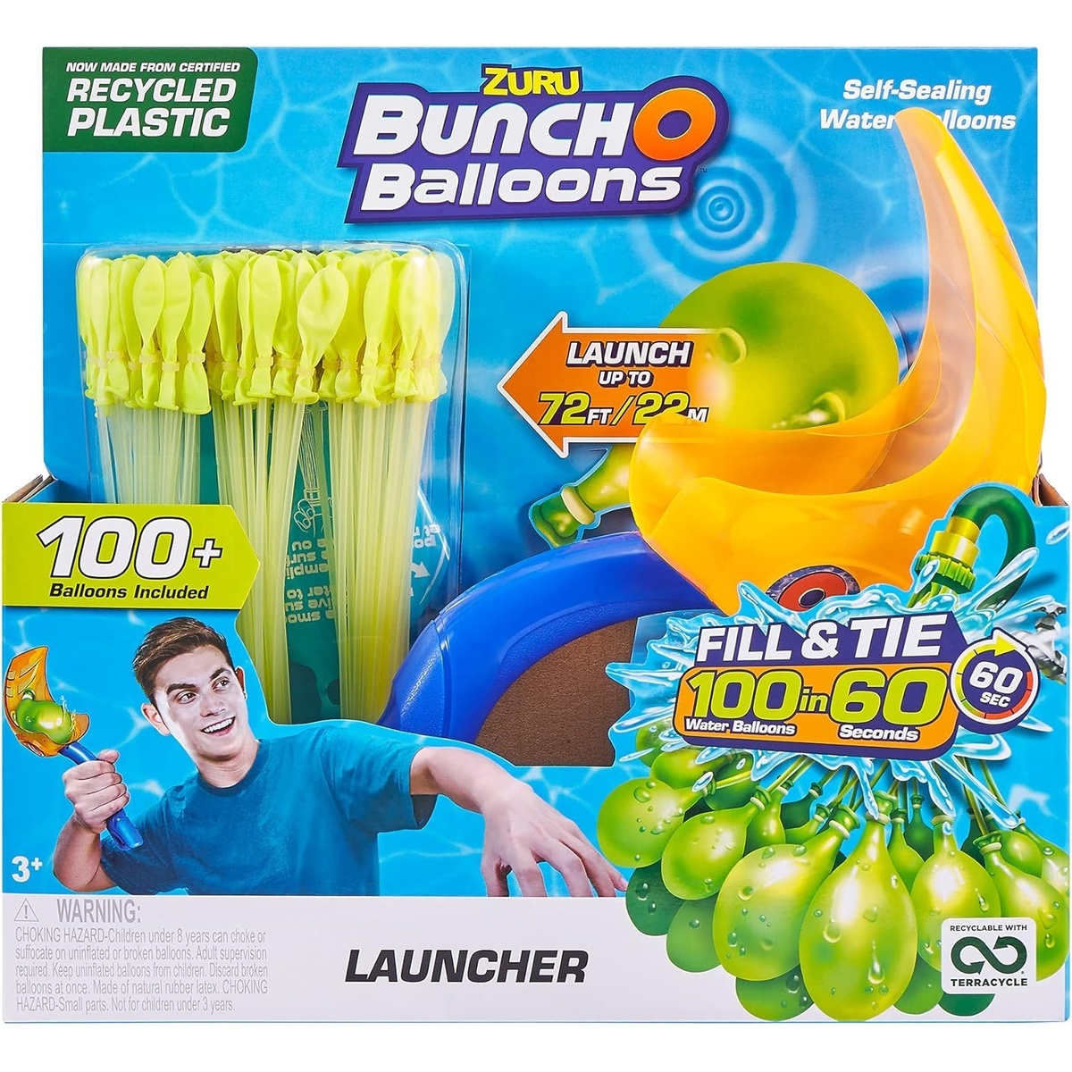 Zuru Bunch O Balloons Self-Sealing Water Balloons with Launcher