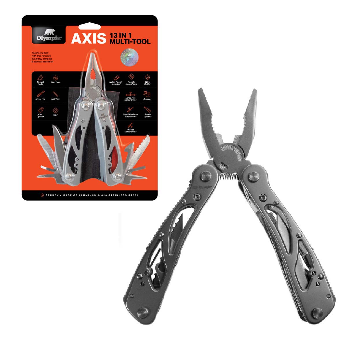 Olympia Axis 13-In-1 Multi Tool