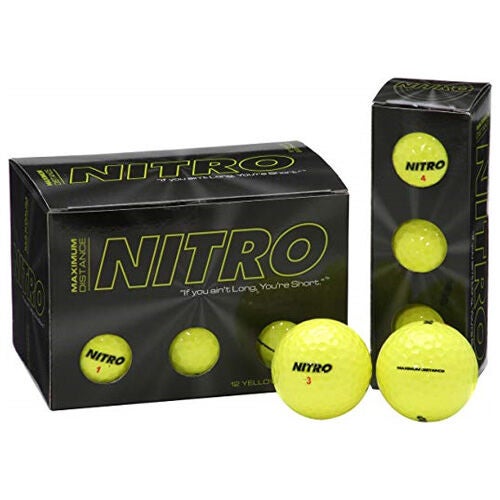 Nitro Golf Maximum Distance Golf Balls Dozen