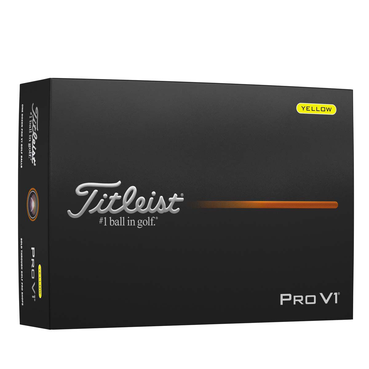 Titleist 2025 Pro V1 Golf Balls Yellow - 12 Pack