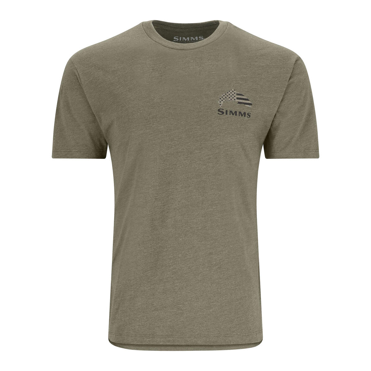 Simms Men's Wooden Flag Trout Tee