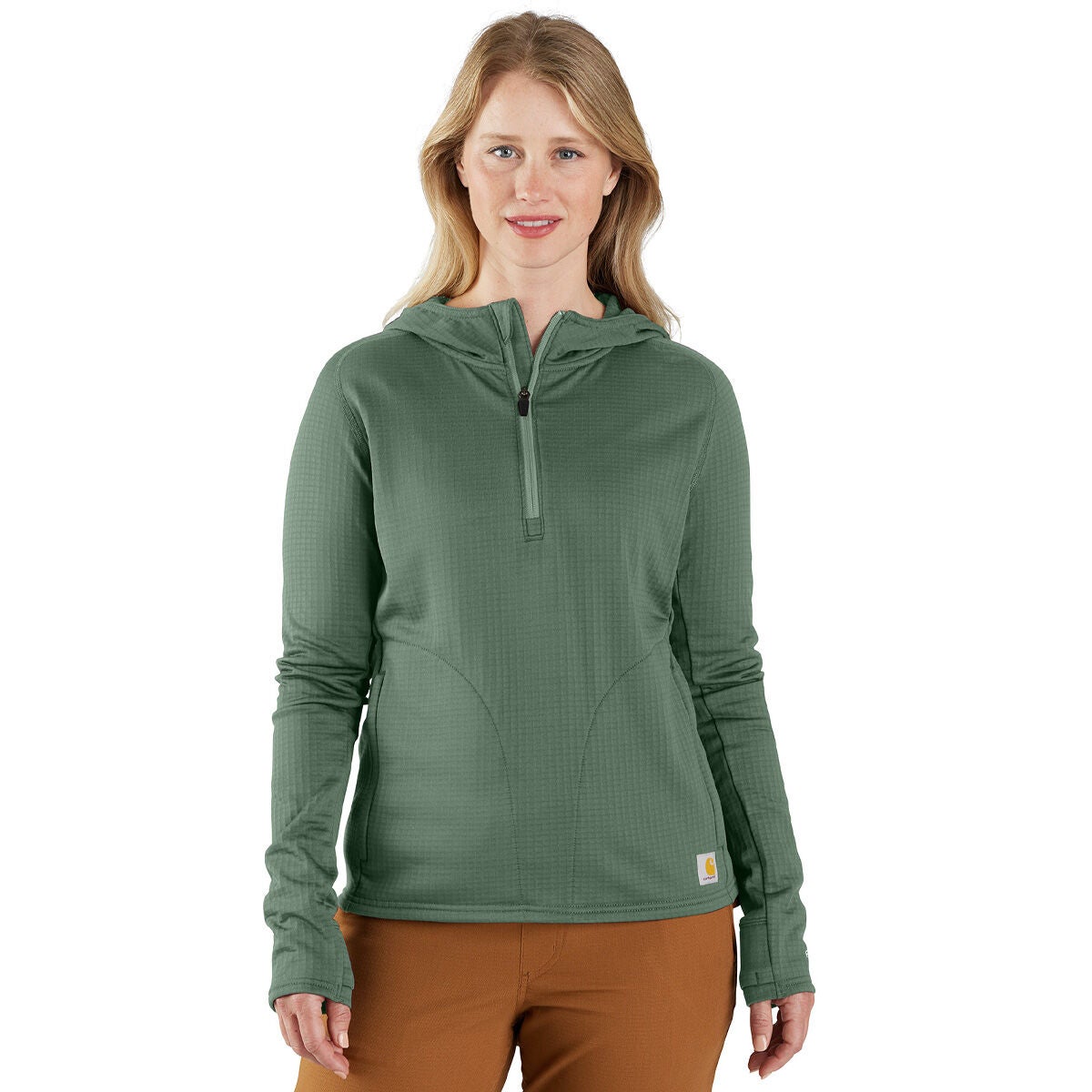 Carhartt Women's Half Zip Hooded Long Sleeve