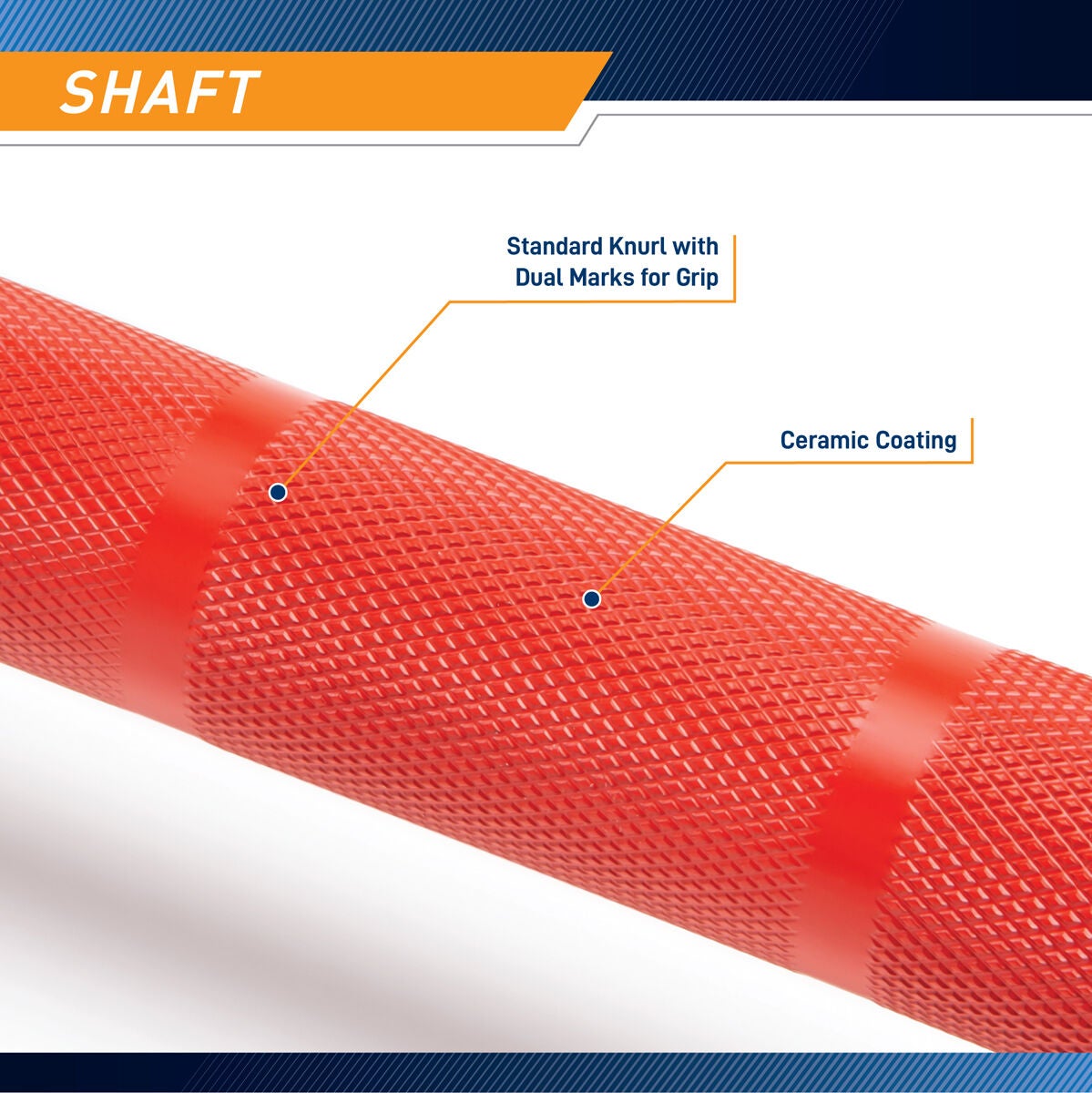 Steel Body 7' Red/Black Olympic Bar