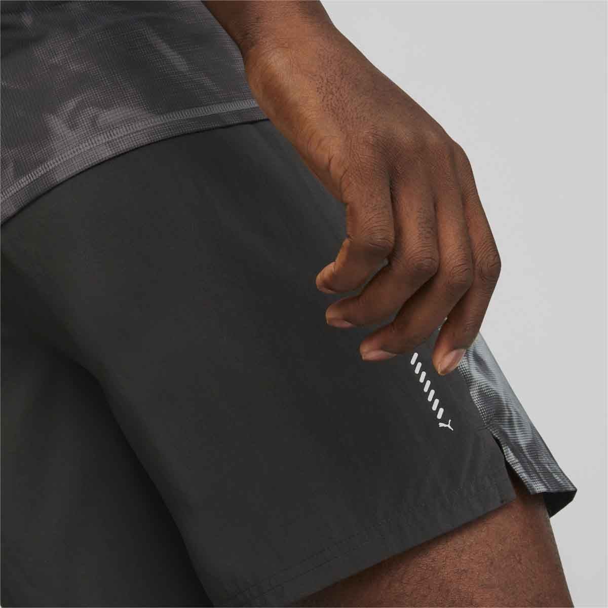 Puma Men's Run Favorite Woven AOP Session 7  Shorts