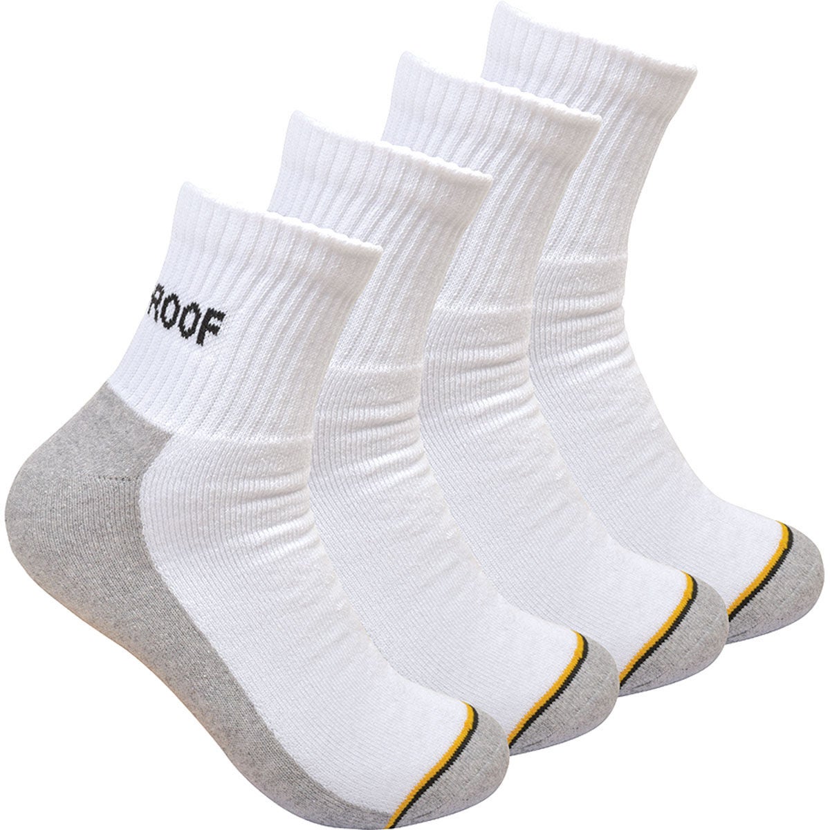 Wearproof Cotton Blend Socks - 4 Pack