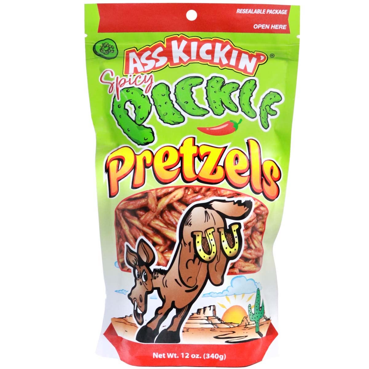 Ass Kickin Spicy Pickle Pretzels