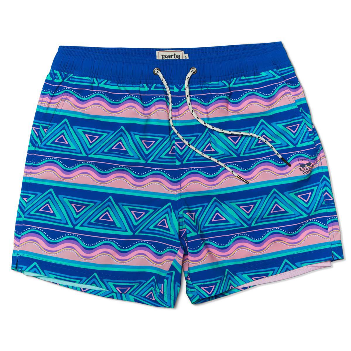 Party Pants Men's Fiesta Stripe Sport Short