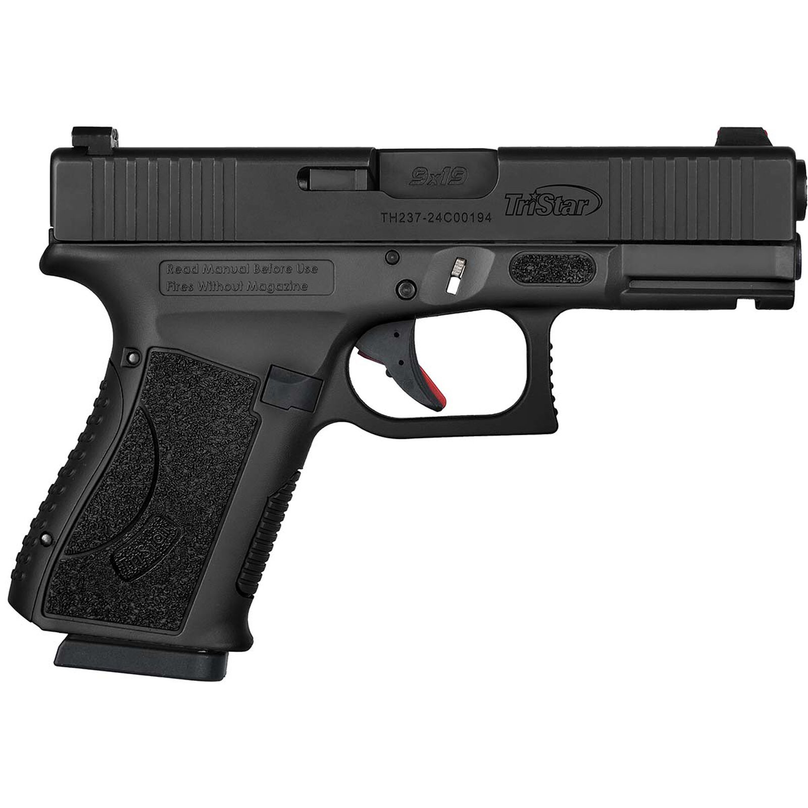 Tristar Apoc Black 9mm 4.02" 15R Pistol