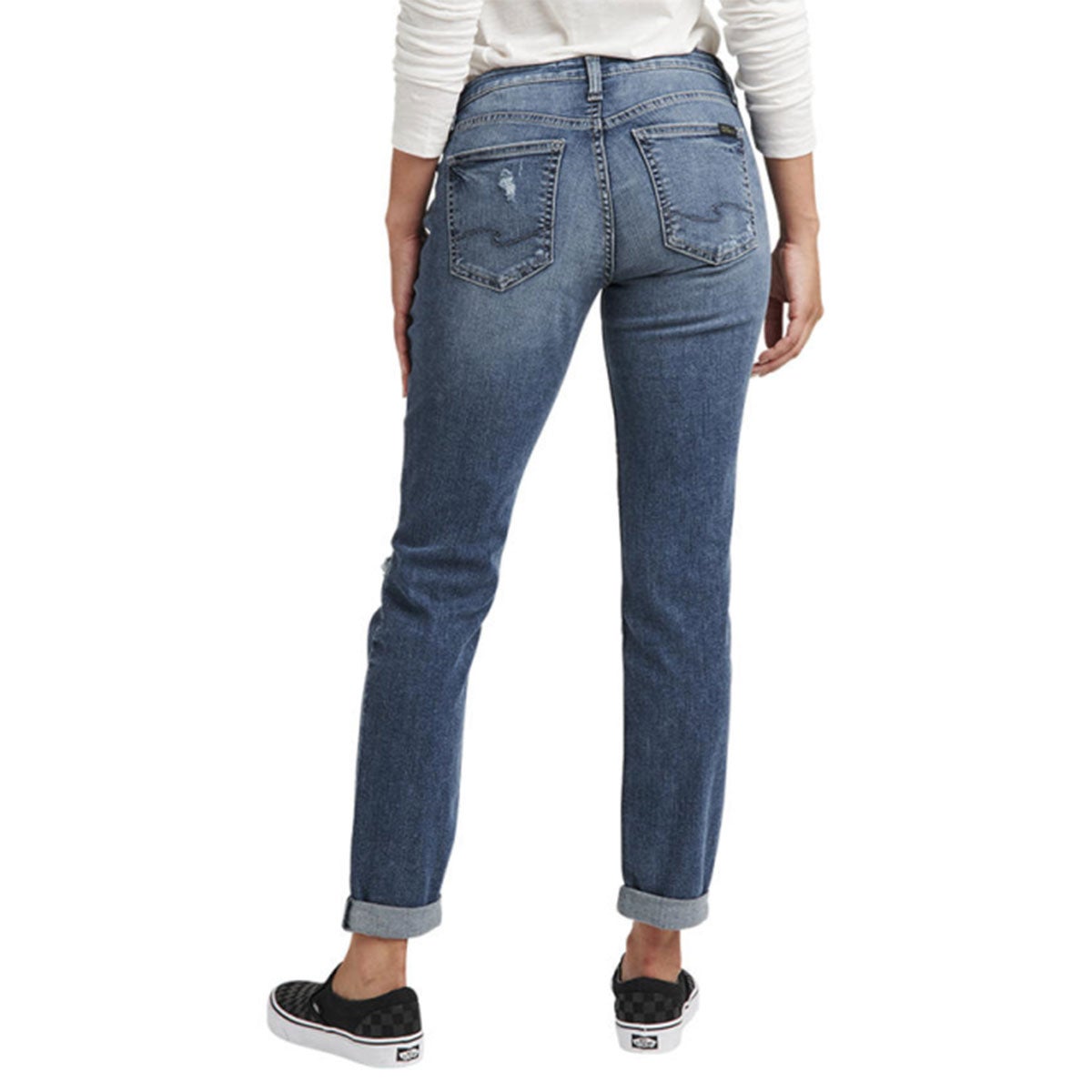 Authentic Silver Jeans Women's Mid Rise Jeans