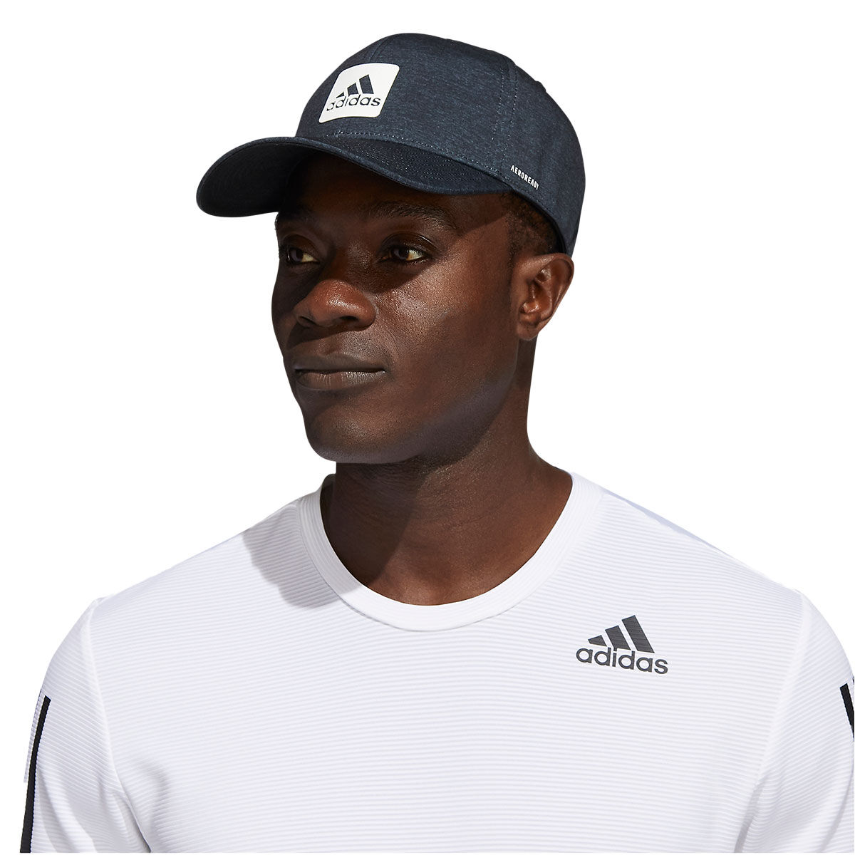 adidas Men's Heathered Stretch Fit Hat