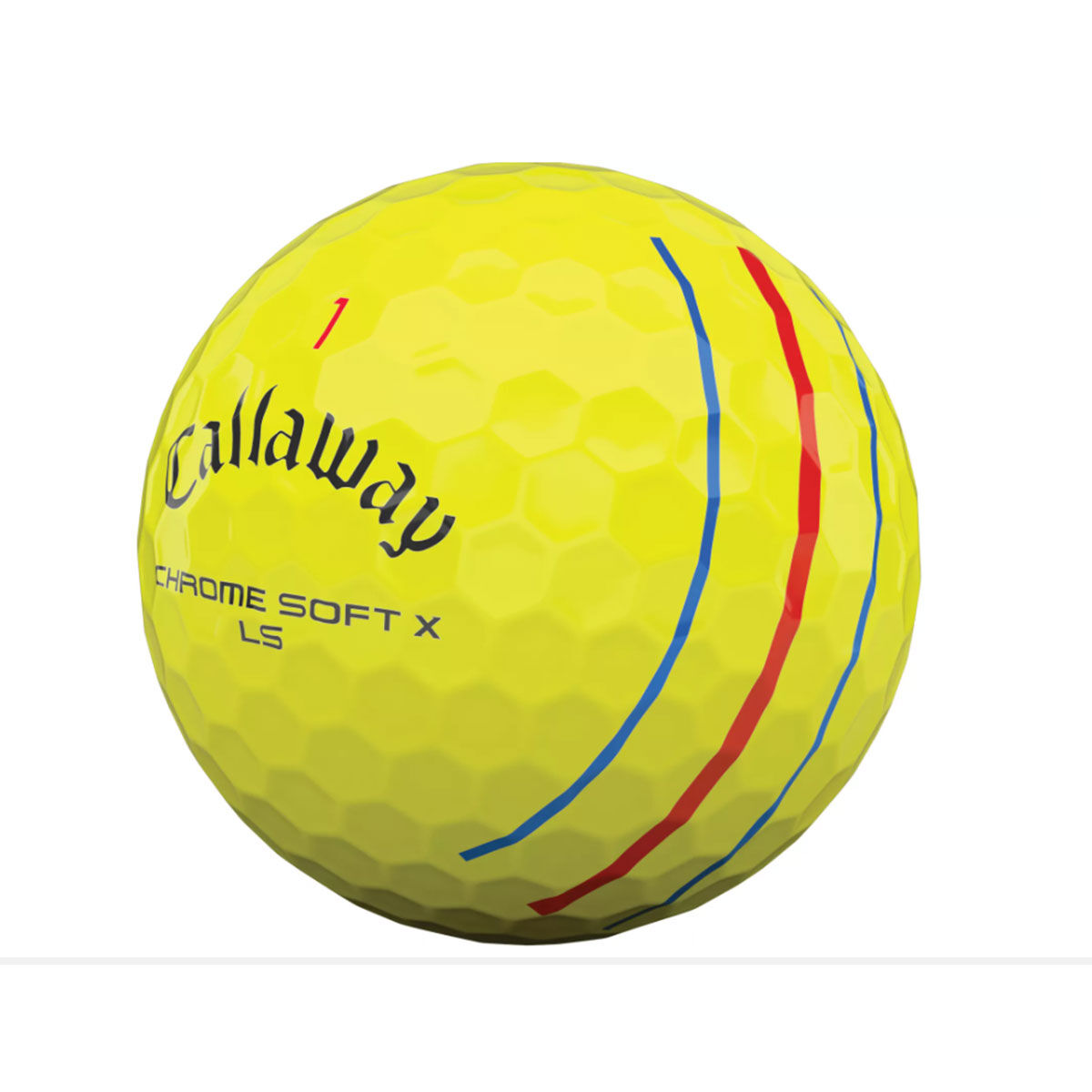 Callaway Golf Chrome Soft X LS Triple Track Yellow Golf Balls