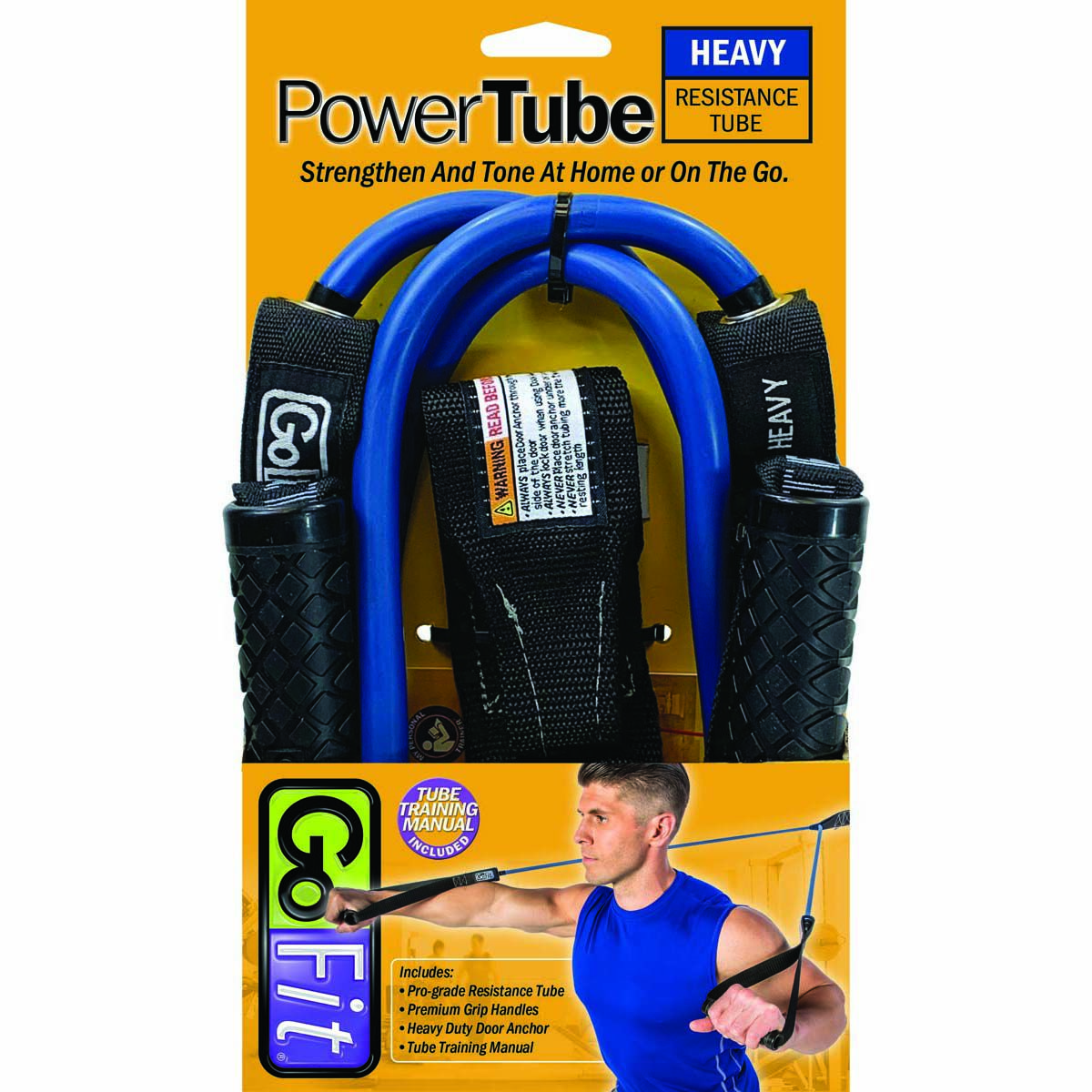 Go Fit 40Lb Resistance Tube with Handles