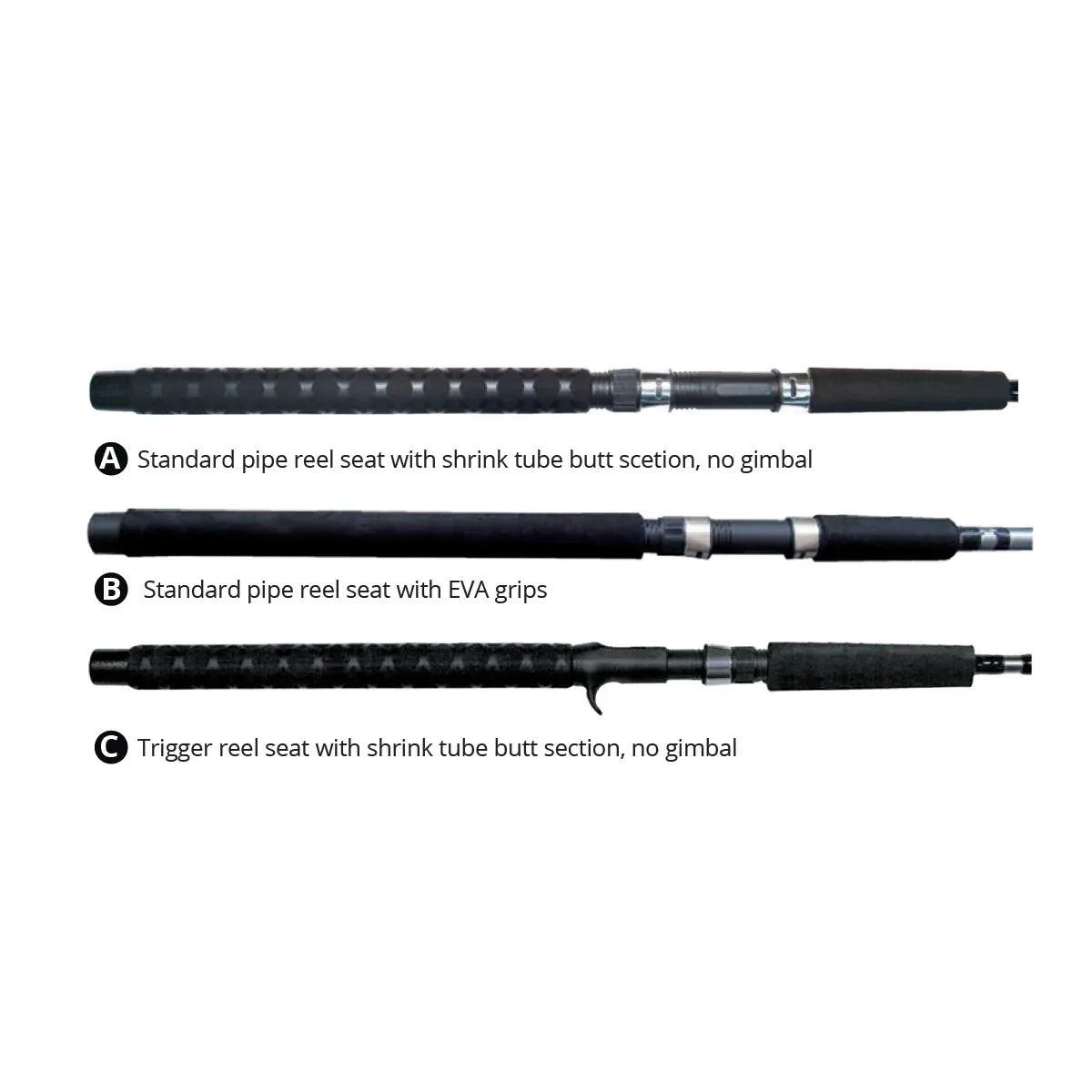 okuma classic pro glt downrigger rod 8-25 lbs 8-feet CP-DR-702ML 7-Foot Casting Rod, Black Finish : Fishing Rods : Sports & Outdoors footed guides and titanium oxide inserts Okuma, 8'6" GLT Trolling Rod,