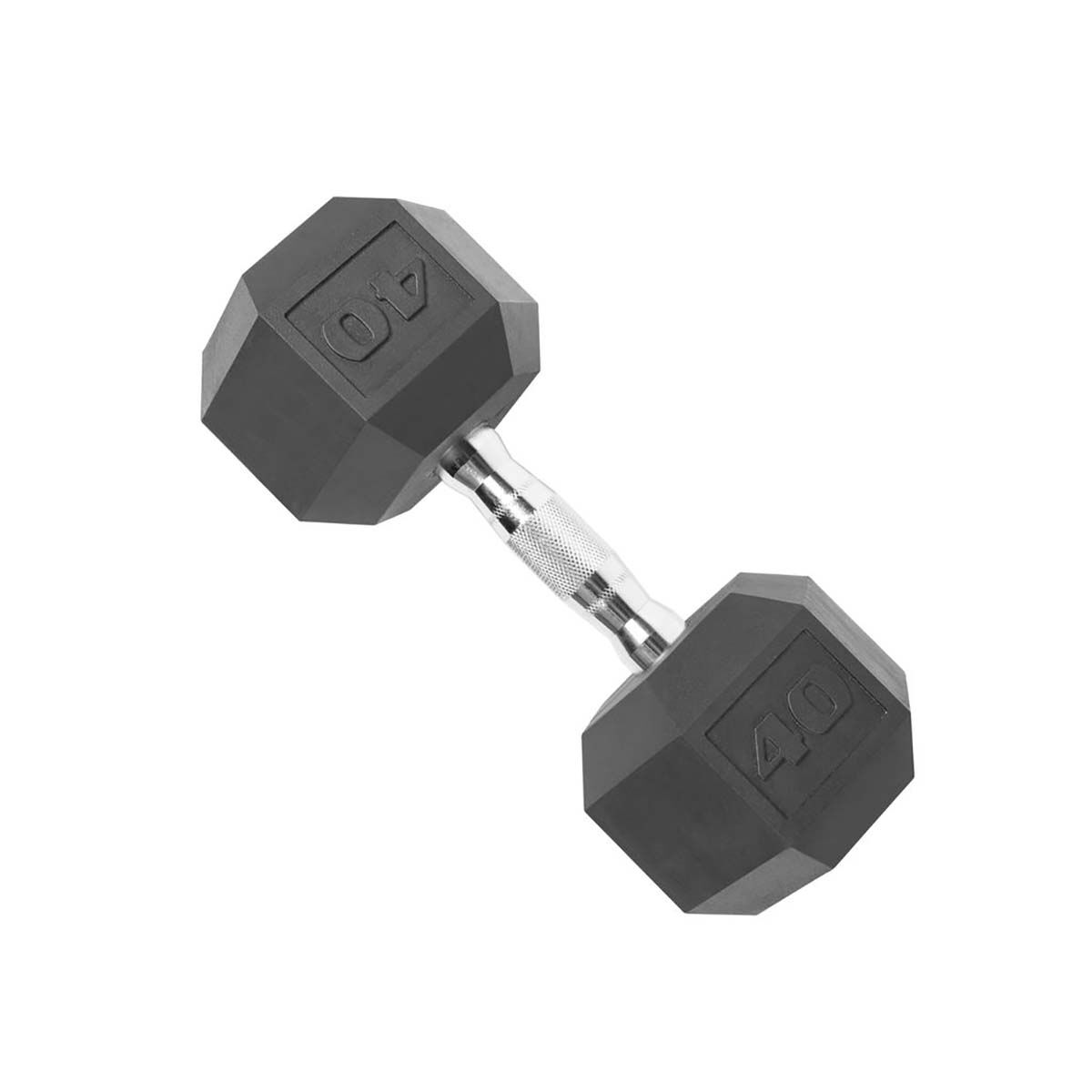 Cap 40 lb. Rubber Dumbbell
