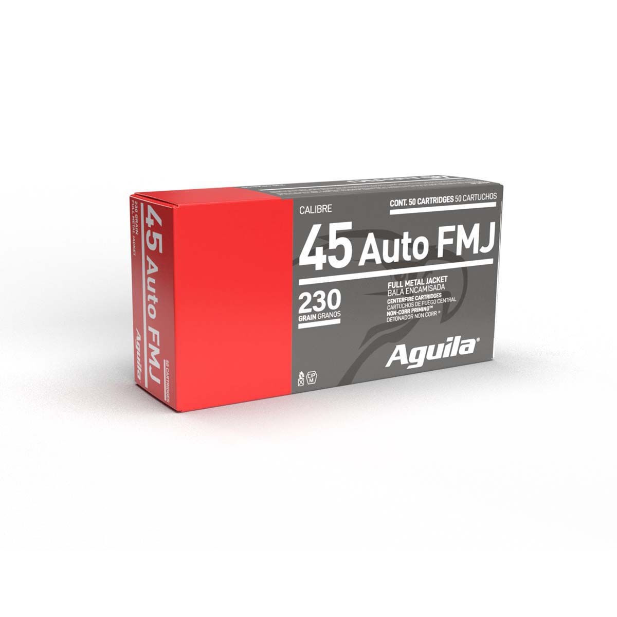 Aguila .45 ACP FMJ 230 Grain Ammunition - 50 Rounds
