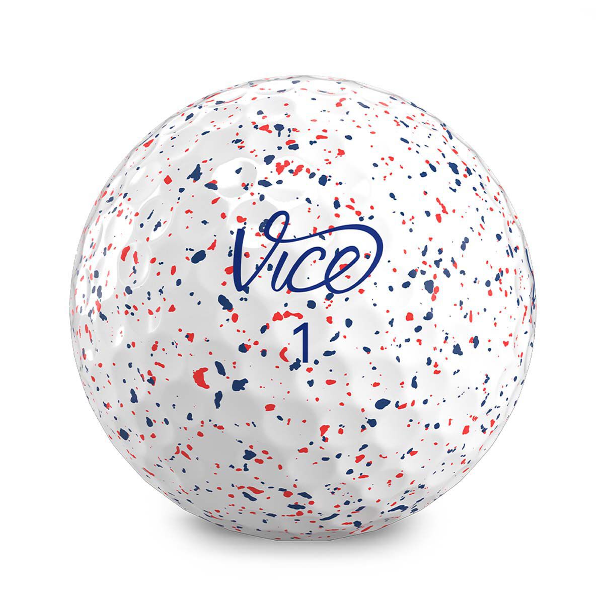 Vice Golf Vice Pro Blue/Red Drip 12 Pack Golf Balls