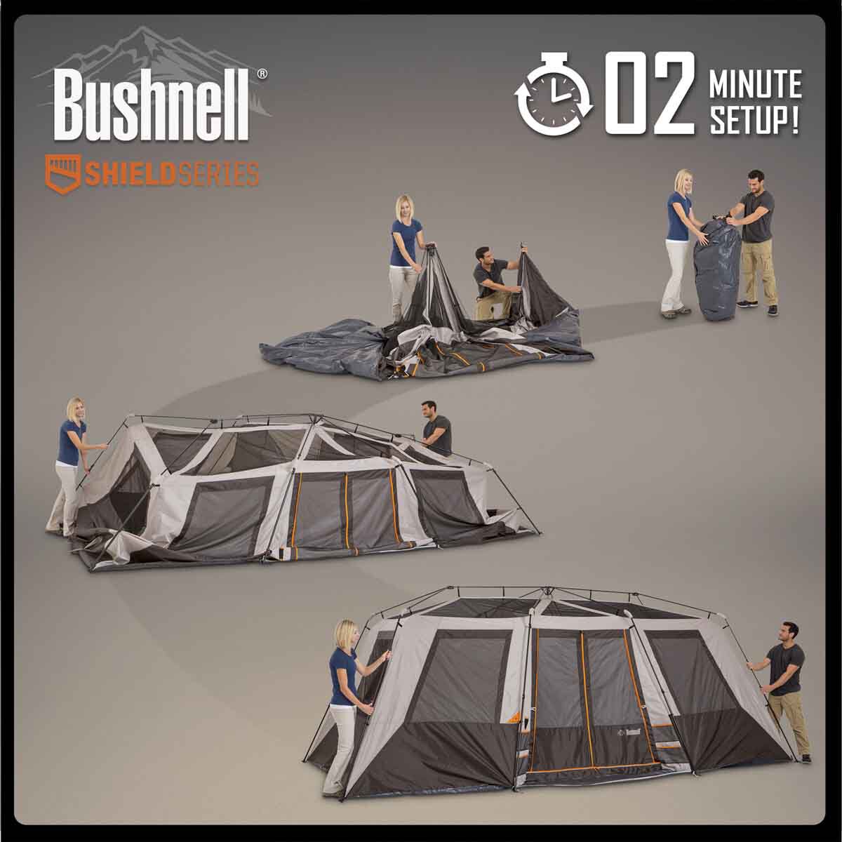Bushnell Bushnell 12 Person Instant Cabin Tent