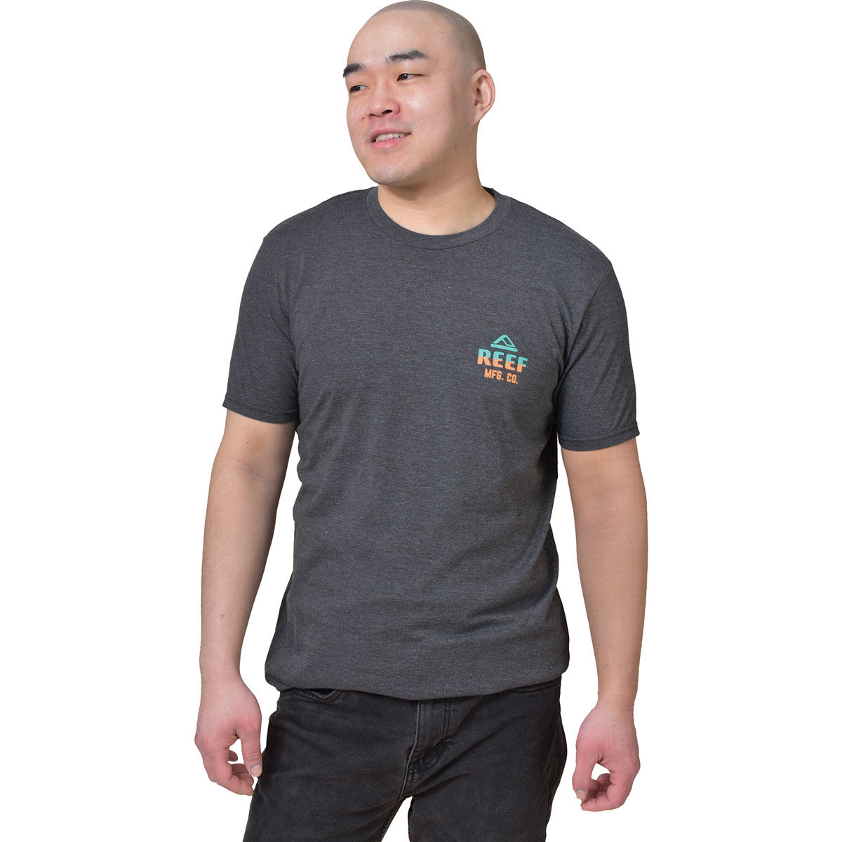 Reef Gray Two Tone Tee