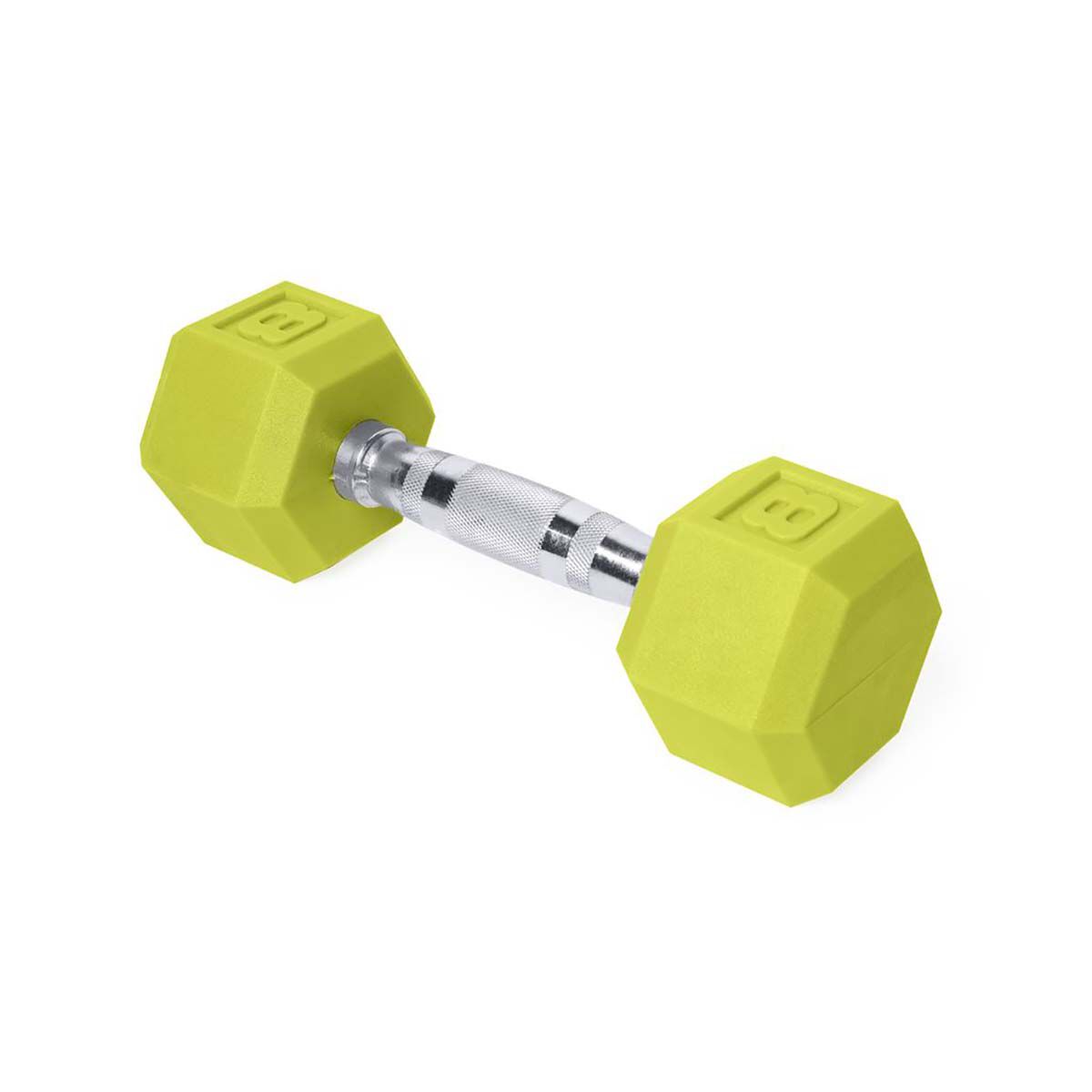 Cap 8 lb. Green Rubber Dumbbell