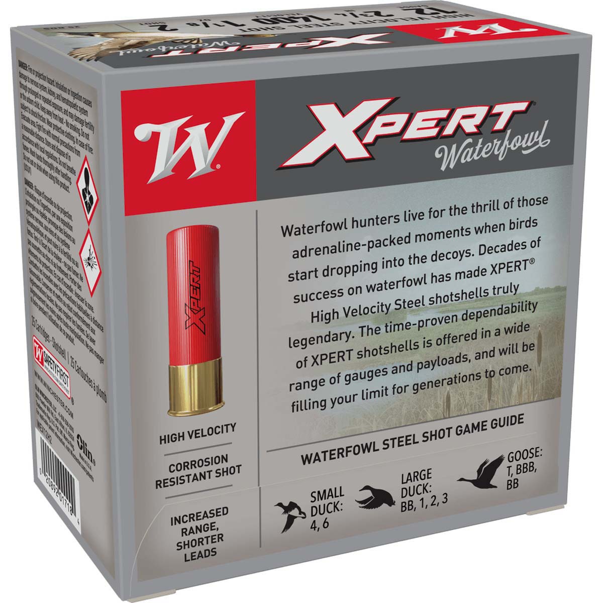 Winchester 12 Gauge Xpert High Velocity Steel Waterfowl Shotgun Shells ...
