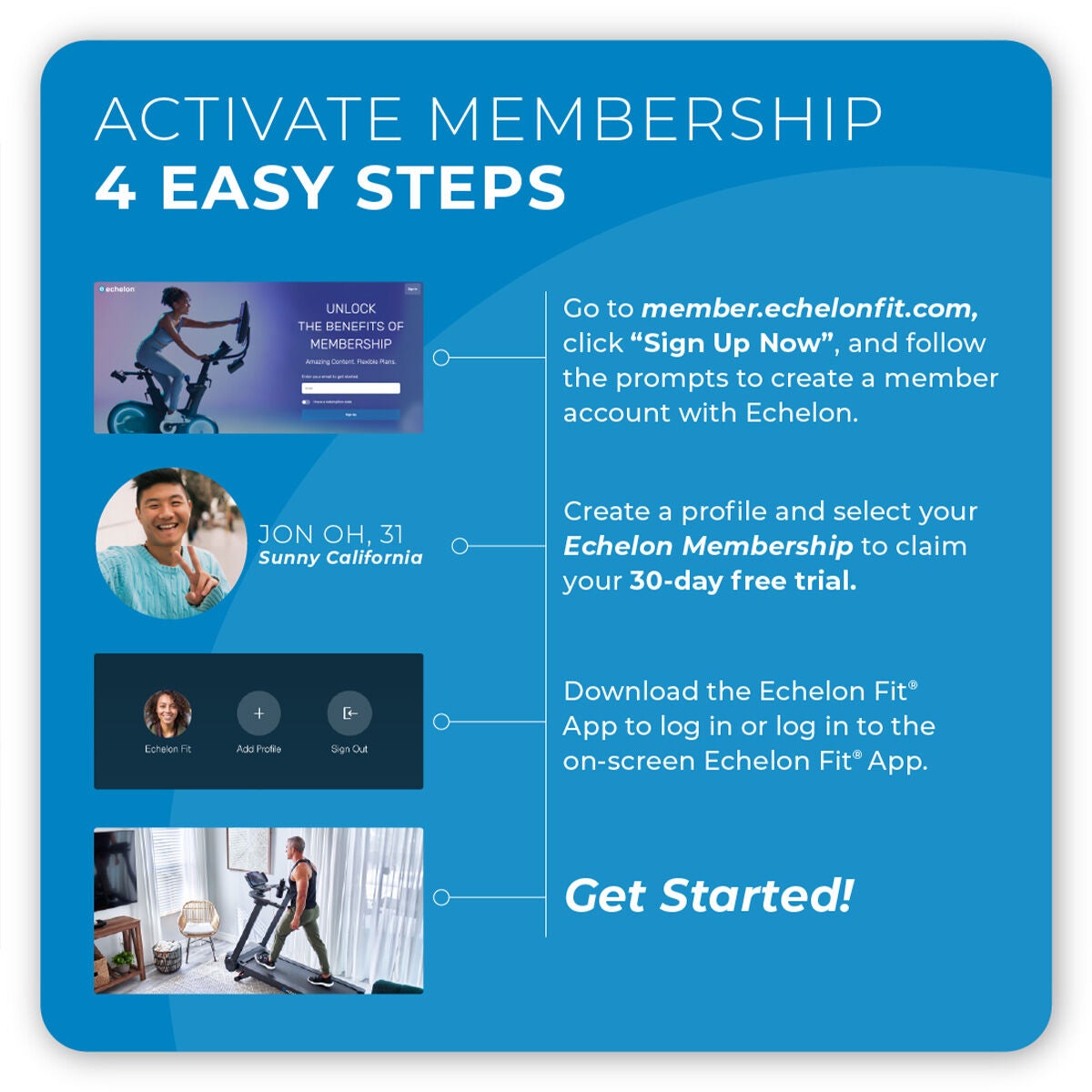 Echelon EX8s  Connect Stationary Exercise  Bike with 22  HD Touch Screen